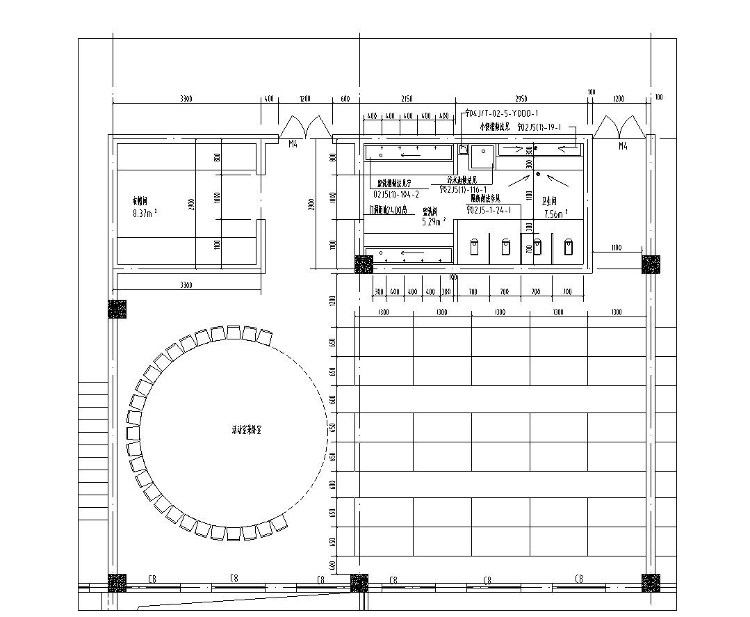 [宁夏]5套砖墙结构小学、幼儿园及宿舍建筑施工图（含...cad施工图下载【ID:166430167】