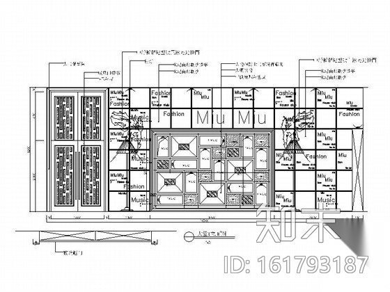 [广东]某时尚前卫酒吧设计全套施工图cad施工图下载【ID:161793187】