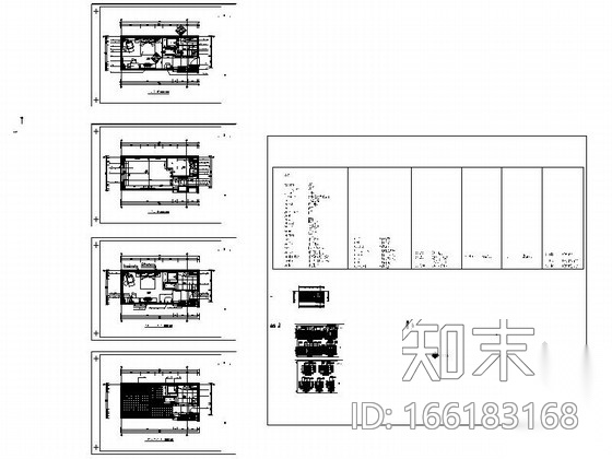 [广东]某四星酒店单人间施工图cad施工图下载【ID:166183168】