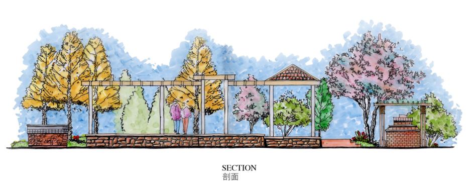 中房森林别墅庭院景观设计3套方案[方案一]cad施工图下载【ID:160919165】