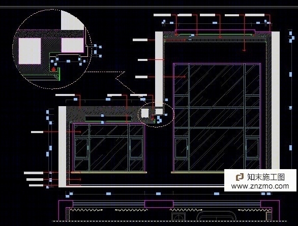 一套完整复式施工图（欧式）cad施工图下载【ID:56912258】