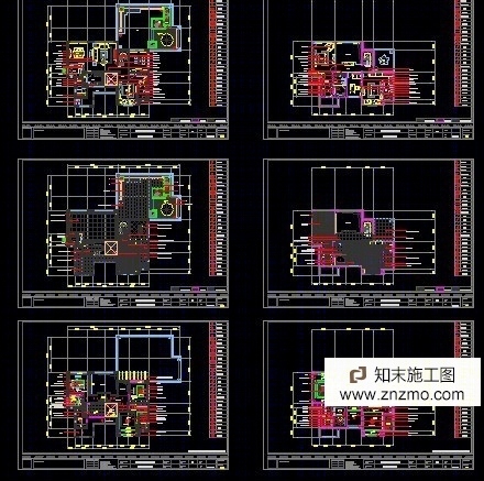 一套完整复式施工图（欧式）cad施工图下载【ID:56912258】