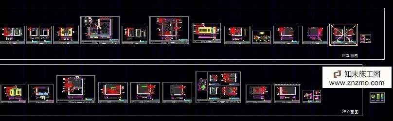 一套完整复式施工图（欧式）cad施工图下载【ID:56912258】