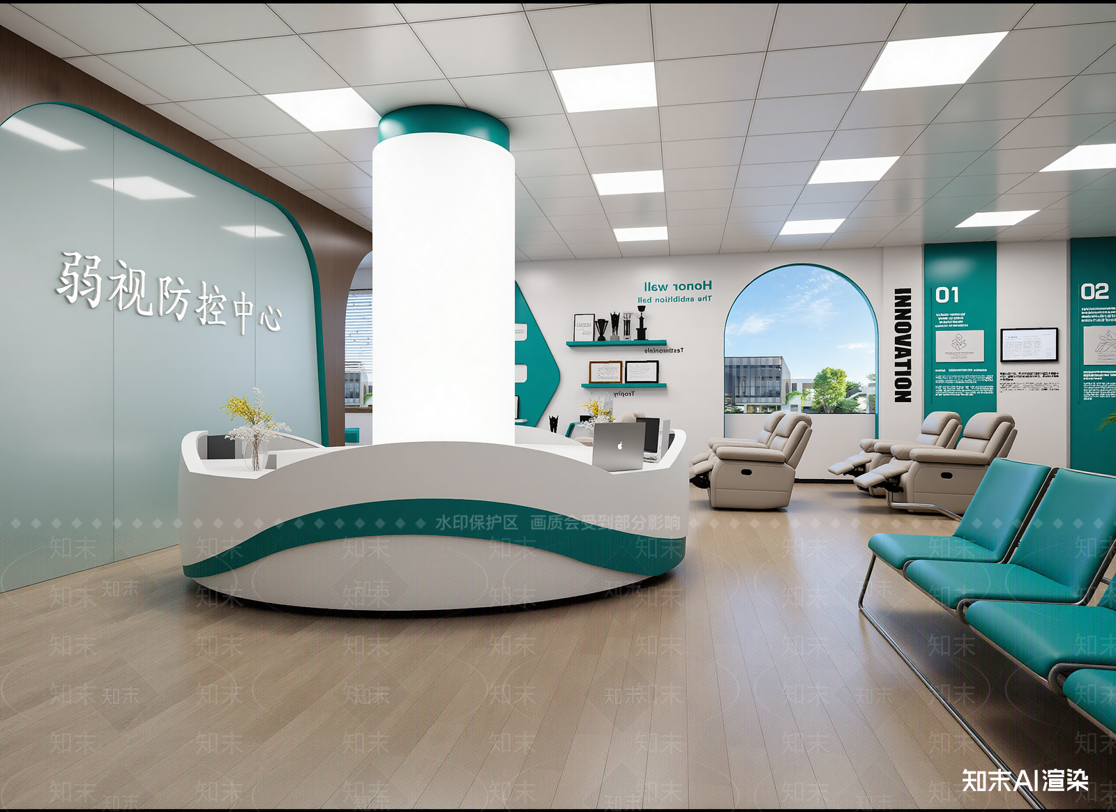 现代接待室3D模型下载【ID:1214325547】