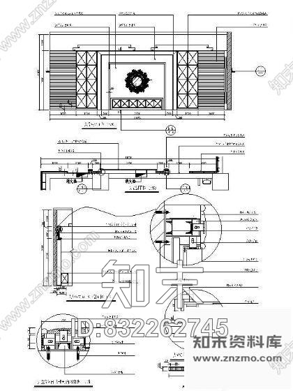 图块/节点写字楼大堂G立面详图cad施工图下载【ID:832262745】