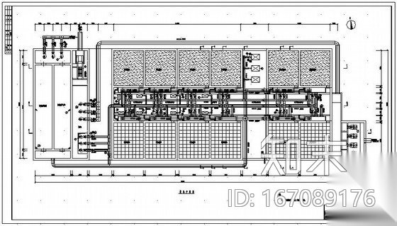 某污水厂生物滤池详图cad施工图下载【ID:167089176】