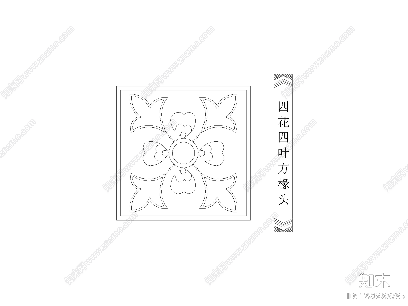 外立面装饰构件CAD图纸