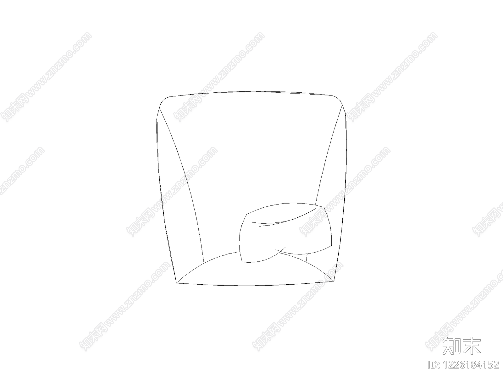 沙发cad施工图下载【ID:1226184152】