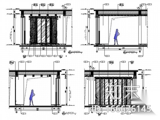 [海南]奢华欧式风格两层别墅样板间室内装修施工图（含效...cad施工图下载【ID:166676145】