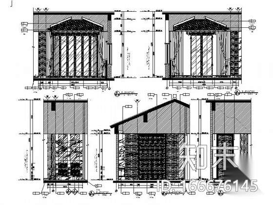 [海南]奢华欧式风格两层别墅样板间室内装修施工图（含效...cad施工图下载【ID:166676145】