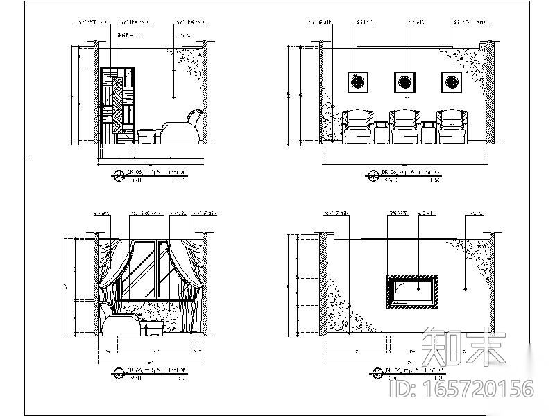 [上海]一整套足道空间完整施工图cad施工图下载【ID:165720156】