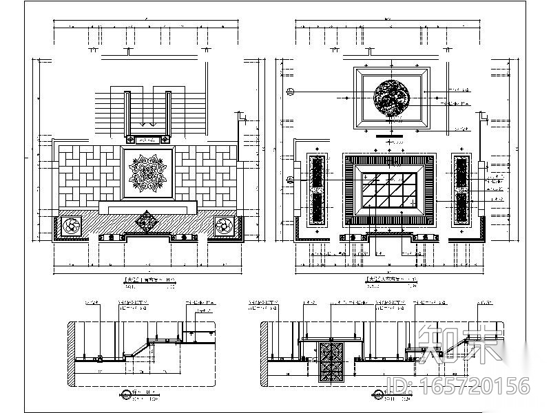 [上海]一整套足道空间完整施工图cad施工图下载【ID:165720156】