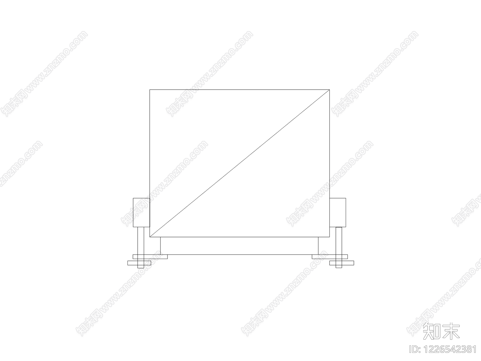 柜子cad施工图下载【ID:1226542381】
