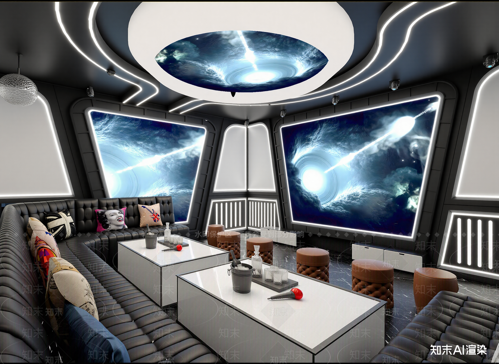 现代包厢3D模型下载【ID:1214387115】