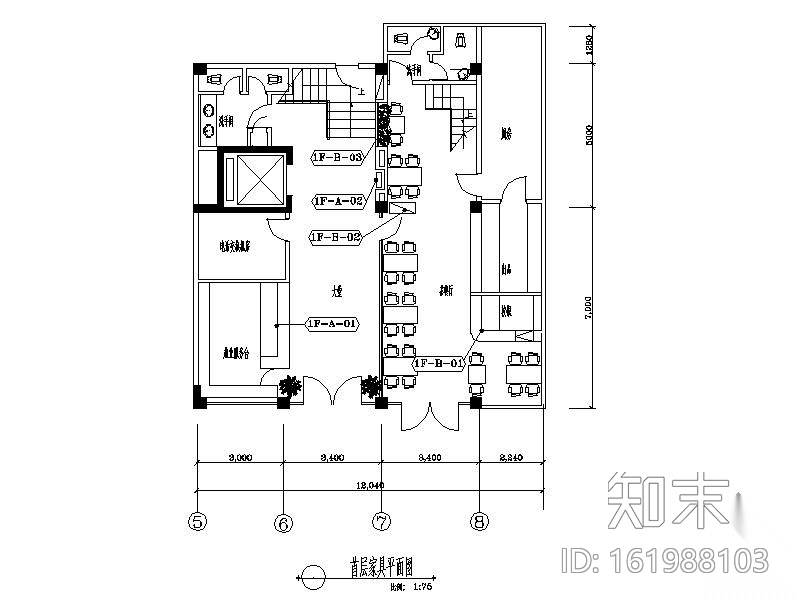 [广东]某知名连锁酒店装修图施工图下载【ID:161988103】