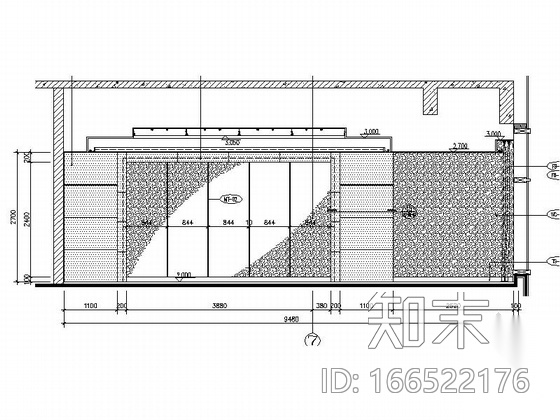 [广东]豪华高档办公楼装修设计CAD施工图cad施工图下载【ID:166522176】