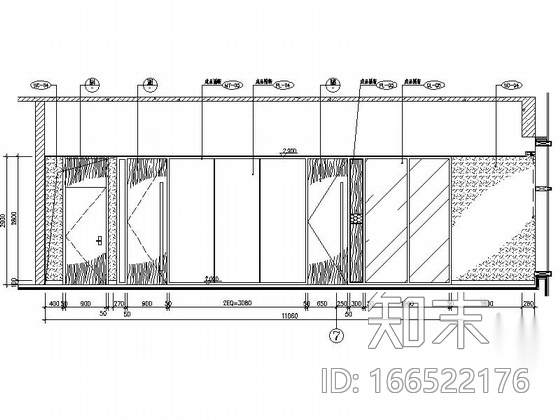 [广东]豪华高档办公楼装修设计CAD施工图cad施工图下载【ID:166522176】