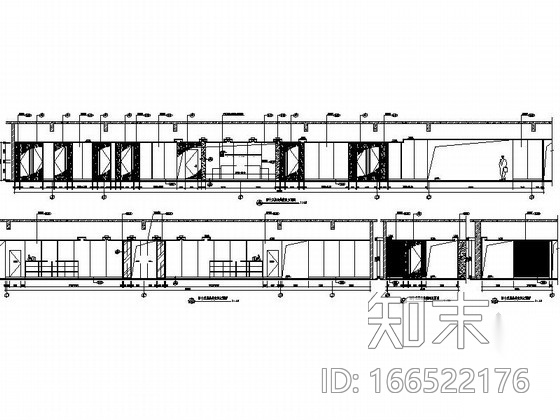 [广东]豪华高档办公楼装修设计CAD施工图cad施工图下载【ID:166522176】