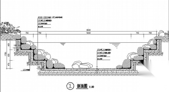 [福州]高级住宅区景观规划设计施工图cad施工图下载【ID:161089109】