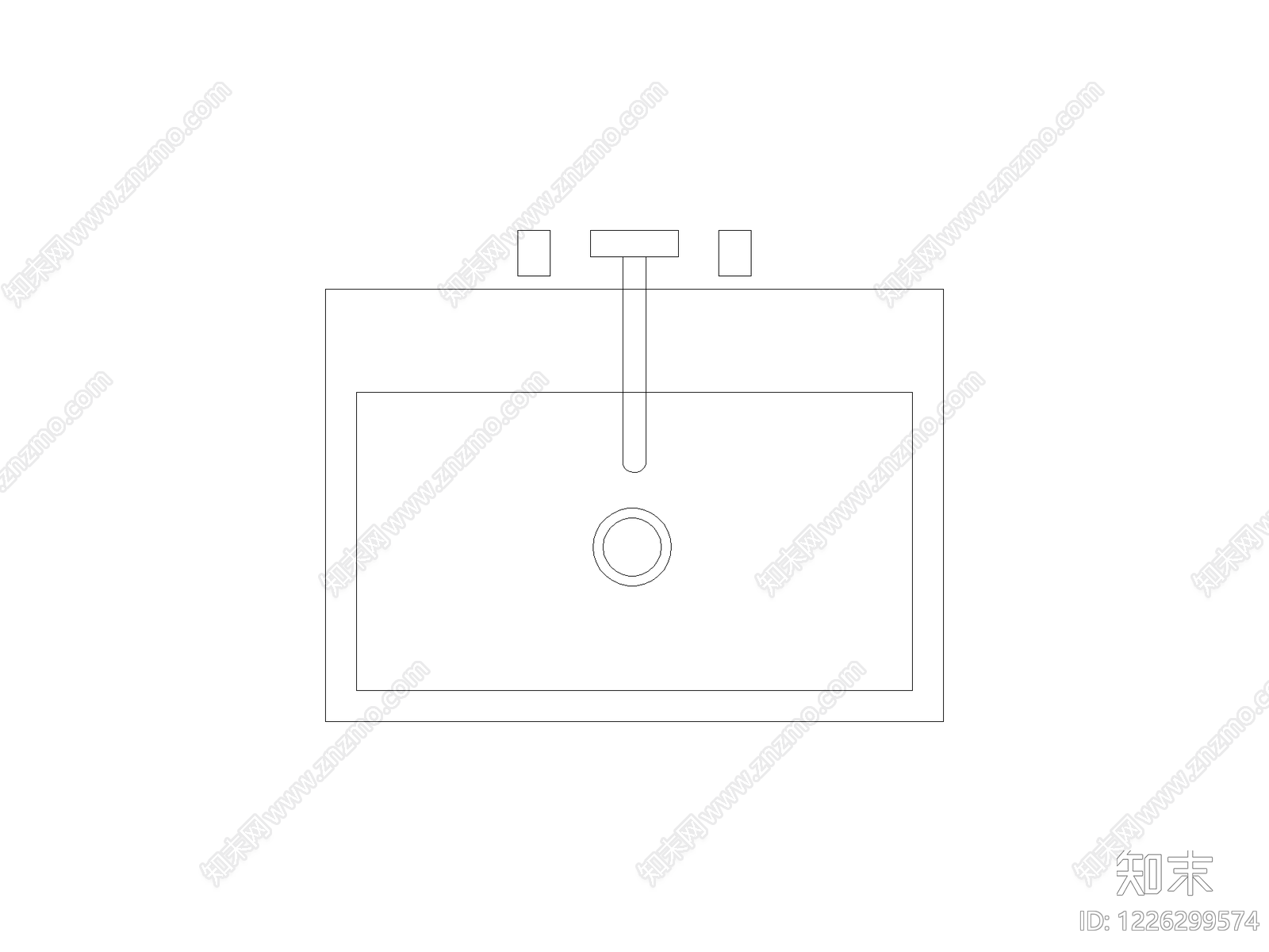现代卫浴设施CAD图纸