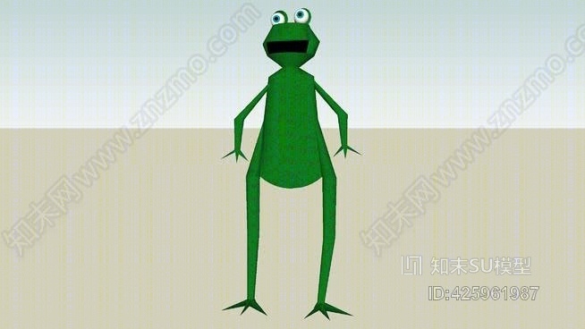 青蛙人SU模型下载【ID:425961987】