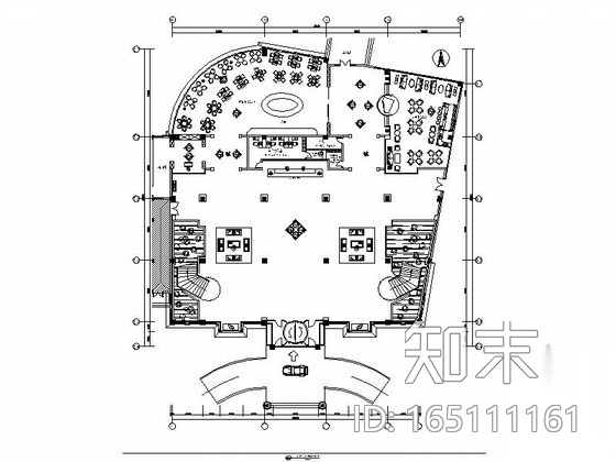 [江苏]农业示范园现代风格培训中心大堂公共区域施工图cad施工图下载【ID:165111161】