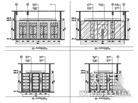 [江苏]农业示范园现代风格培训中心大堂公共区域施工图cad施工图下载【ID:165111161】