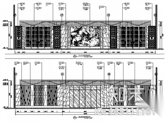 [江苏]农业示范园现代风格培训中心大堂公共区域施工图cad施工图下载【ID:165111161】