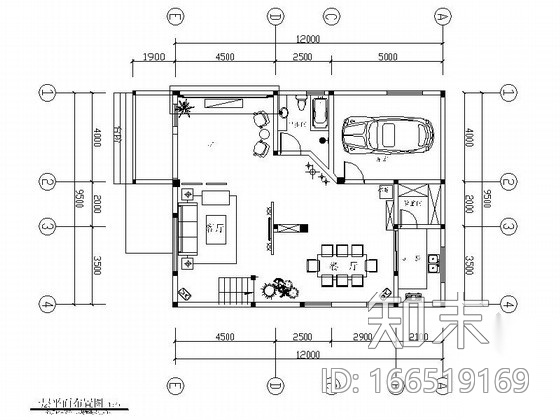 温馨简欧风格复式样板间CAD装修施工图（含效果）cad施工图下载【ID:166519169】