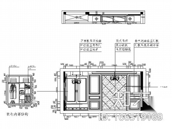 温馨简欧风格复式样板间CAD装修施工图（含效果）cad施工图下载【ID:166519169】