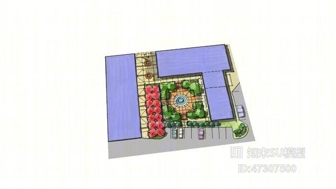 概念站点计划映像SU模型下载【ID:47307500】