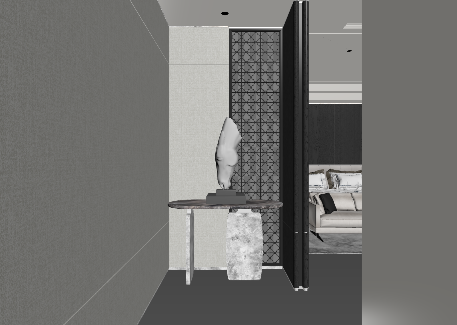 现代玄关3D模型下载【ID:1214731112】