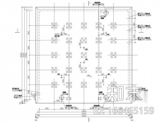 污水处理厂旋流沉砂池及中水池工艺及结构施工图cad施工图下载【ID:166465159】