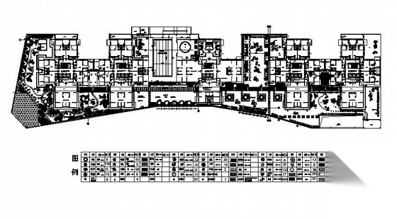 特大屋顶花园的景观施工图全套cad施工图下载【ID:161015114】