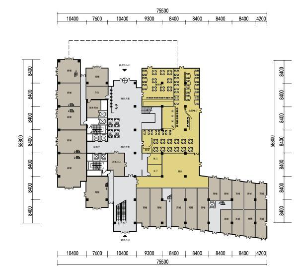 [江苏]高层白色体块办公酒店综合体建筑设计方案文本（含...施工图下载【ID:149960175】