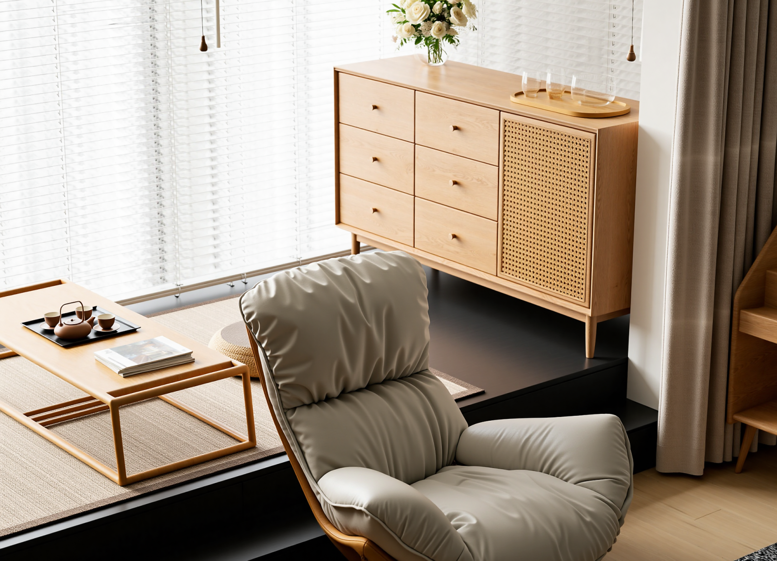 北欧茶室3D模型下载【ID:1214125809】