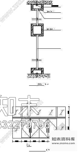 图块/节点全玻门节点图cad施工图下载【ID:832279796】