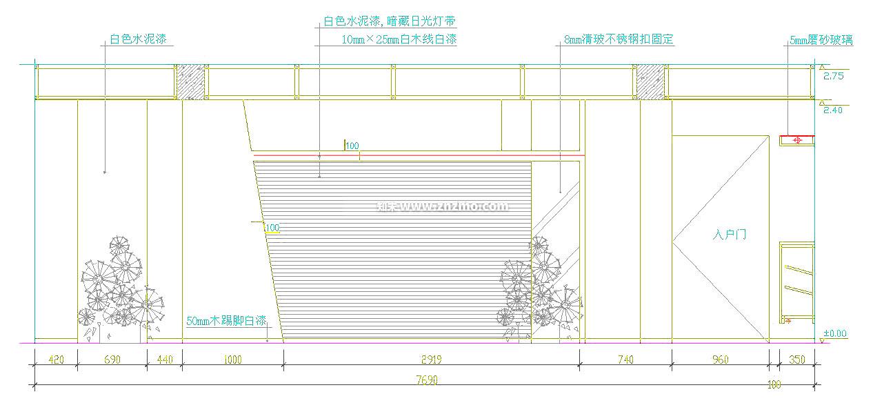 电视cad施工图下载【ID:177966196】