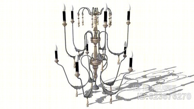 其他灯具SU模型下载【ID:623576270】
