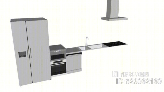 厨房用具SU模型下载【ID:523062160】