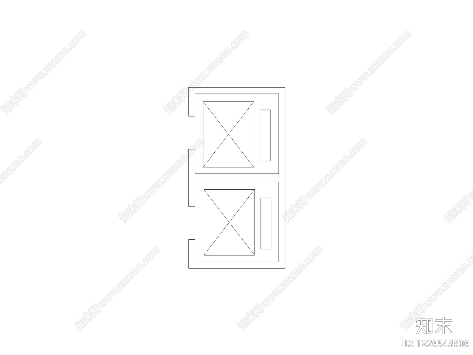 工装厨房图块灶具图块图块cad施工图下载【ID:1226543306】