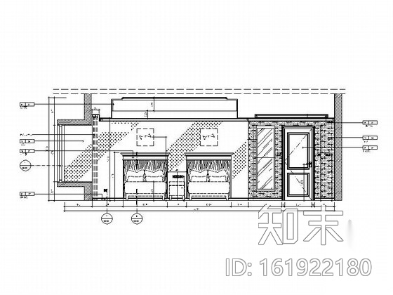 [苏州]工业园区现代商务酒店客房部分室内施工图（含效果...施工图下载【ID:161922180】