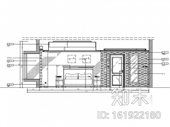 [苏州]工业园区现代商务酒店客房部分室内施工图（含效果...施工图下载【ID:161922180】