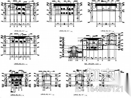 [重庆]著名观音寺迁建建筑施工图（知名设计院）施工图下载【ID:164869121】