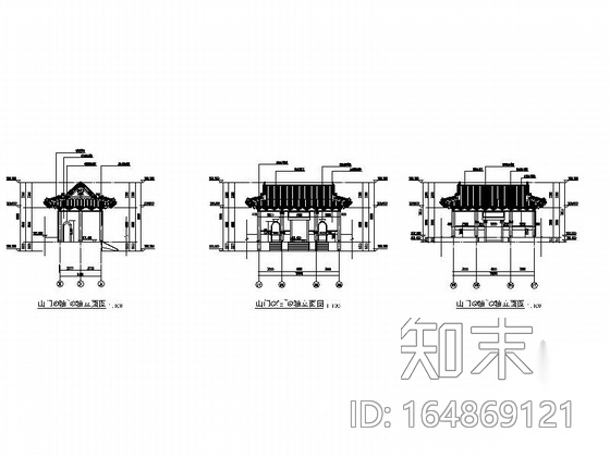 [重庆]著名观音寺迁建建筑施工图（知名设计院）施工图下载【ID:164869121】