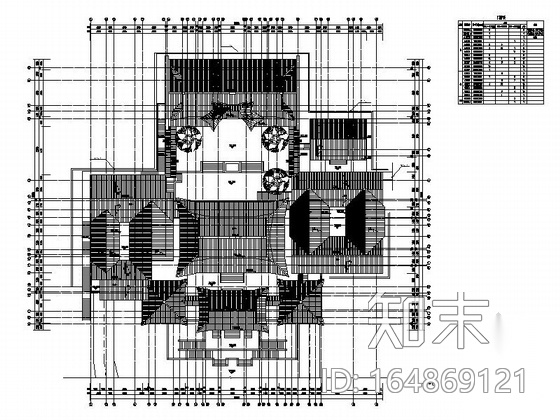 [重庆]著名观音寺迁建建筑施工图（知名设计院）施工图下载【ID:164869121】