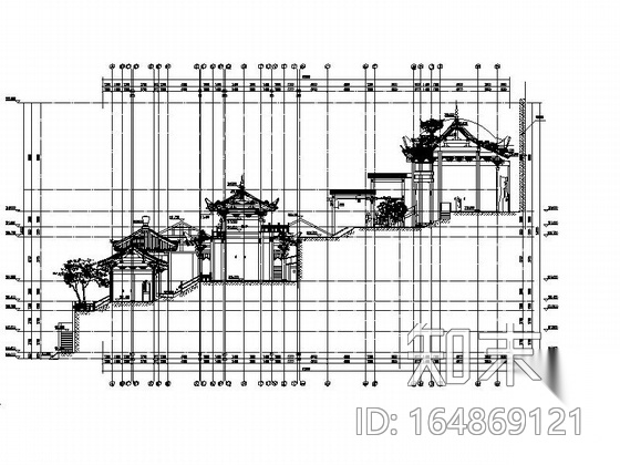 [重庆]著名观音寺迁建建筑施工图（知名设计院）施工图下载【ID:164869121】