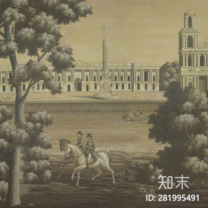 degournay-风景壁画(54)贴图下载【ID:281995491】