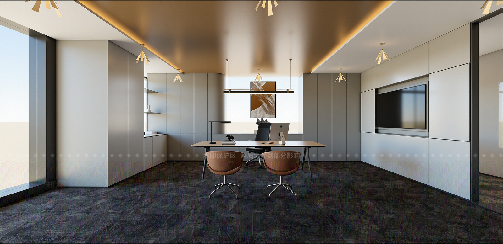 办公区SU模型下载【ID:1216068311】