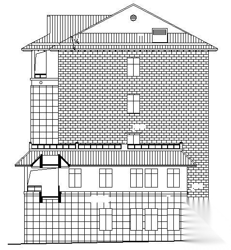 某五层办公楼建筑施工图cad施工图下载【ID:151435138】